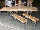 Foldable Wooden Picnic Table & 2 Benchs STZ 031