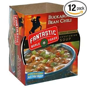 Fantastic Foods Soup Cup, Buckaroo Bean Chili, 1.8 Ounces (Pack of 12 