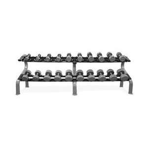  Troy® 12 Sided Dumbbell Sets with Racks Sports 