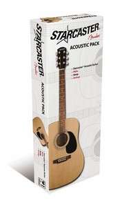 Fender Starcaster ACOUSTIC Pack Guitar Set Beginner Kit Classic Spruce 