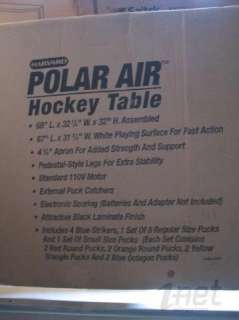 Harvard Polar 68 Air Hockey Table NEW Local pick up only  