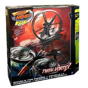  Air Hogs Twin Vortex Helicopter   Black/Red Toys & Games