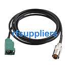 Green /6002 Car TV1 Extension cable Fakra E Jack to RCA TV 15cm RG174 