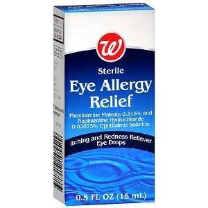   Sterile Eye Allergy Relief Eye Drops, .5 oz 