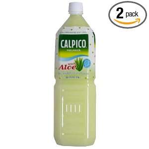Calpico Soft Drink, Aloe Vera, 50.67 Ounce (Pack of 2)  