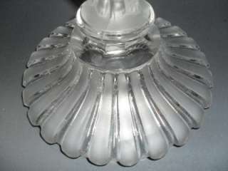Antique Baccarat Enfant Crystal Table Lamp Light Signed Art Glass 