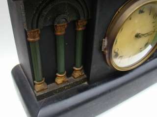 Antique Wm L GILBERT Mantle CLOCK Model 2258 Orig LABEL  