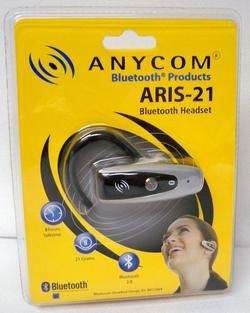 AnyCom ARIS 21 Bluetooth Headset 8hr Talk Time NEW  