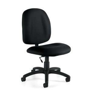  Black Offices to Go Armless Task Chair