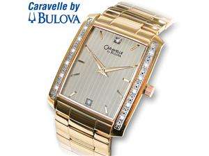   Bulova Caravelle Watch   Caravelle Diamond Date Mens Watches 45E000