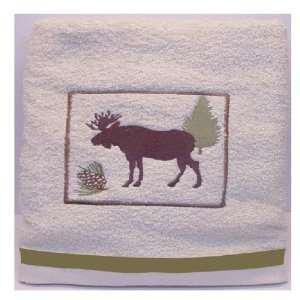  Mountain Lodge Moose And Bear Bath Towel