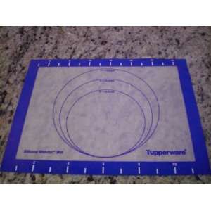   Tupperware Silicone Wonders Blue Pastry Baking Mat