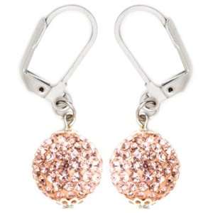  Royal Diamond Crystal CZ Pave Disco Ball Iced Out Earrings 