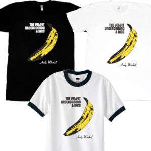 Velvet underground Nico Andy Warhol Banana T shirt 1967  