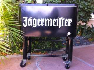 Jagermeister Jager Stand Up Beer Cooler With Wheels LOOK tap machine 