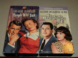 People Will Talk and Strange Bedfellows (VHS set of 2)  