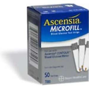  Bayer Ascensia Microfill Blood Glucose Test Strips Box Health 