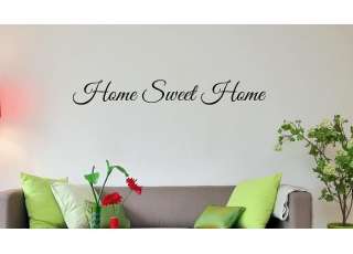 Home Sweet Home Vinyl Wall Words Decals Decor M  