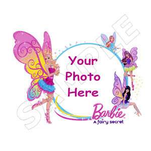 Barbie Fairy Secret Photo Frame Edible Photo Cake® Top  