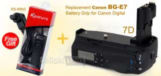 B3X LCD Timer Battery Grip For Canon EOS 7D BG E7 +Gift  