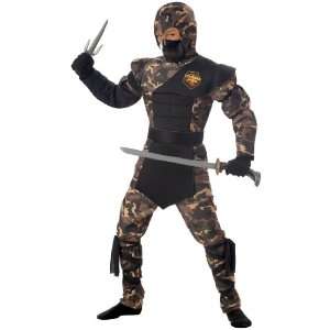  Party By California Costumes Special Ops Ninja Child Costume / Black 