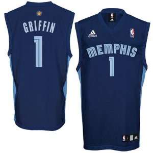   Memphis Grizzlies Navy Blue #1 Blake Griffin Replica Basketball Jersey