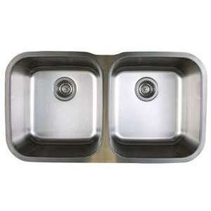  Blanco 441020 33 S. Steel Equal Double Bowl Sink: Home 