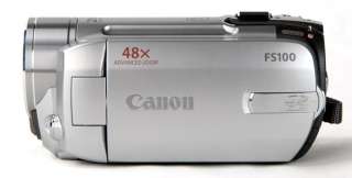 Canon FS100 CAMCORDER + 2000X ZOOM + 9 LANGUAGES + EXTERNAL MIC PLUG 