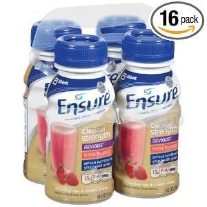  Ensure Plus Revigor Strawberry Liquid, 8 ounce (Pack of 16 