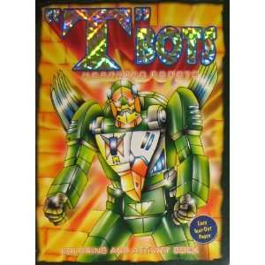  TBots Morphing Robots Coloring & Activity Book   Green 
