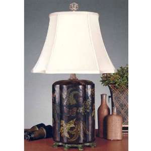 Bradburn Gallery Midnight Ferns Table Lamp