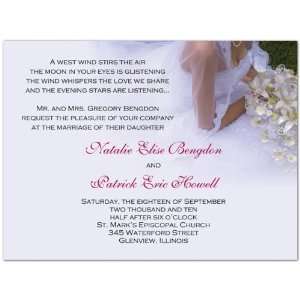  White on White Wedding Invitations: Health & Personal Care