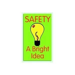  SAFETY A BRIGHT IDEA 3 x 5 Message Floor Mat