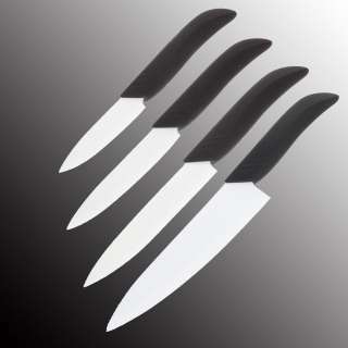 New Black 3+4+5+7 Cutlery Ceramic Knives knife Set  