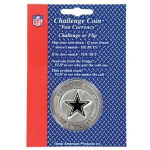 DALLAS COWBOYS CHALLENGE COIN FAN CURRENCY NFL NEW  