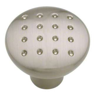 Round Dotted Door Knob   Satin Nickel   Set of 8.Opens in a new 
