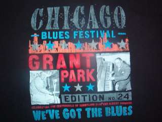 CHICAGO BLUES FESTIVAL CONCERT SHIRT Grant Park XXL 2XL  