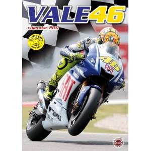2011 Motorbike Calendars Valentino Rossi   12 Months With Stickers On 