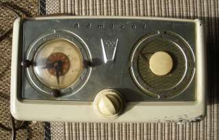Tube Clock Radio Admiral 5A33 Retro Modern Vintage  