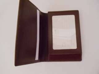 Coach Men’s Wallet, LEATHER COMPACT ID WALLET , , NWT. WE ARE NOT 