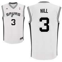   San Antonio Spurs #3 George Hill White Throwback Basketball Jersey New