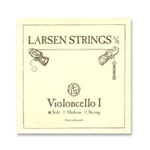  Larsen Soloist Cello A String, 4/4 Size   Medium Musical 