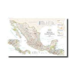  Map Of Mexico Central America Giclee Print