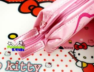 HELLO KITTY COSMETIC MAKE UP CASE HAND BAG PINK  