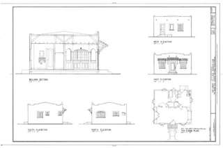   Bungalow cottage and duplex, architectural plans blueprints  
