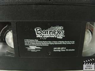 Barneys Great Adventure The Movie VHS 044005545739  