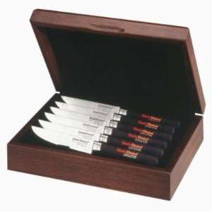 com ChefsChoice Trizor Professional Hardwood Box 6 Steak Knives Set 