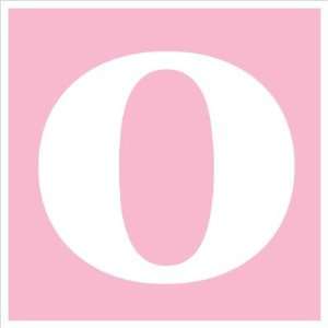  Letter   Lower Case o Stretched Wall Art Size 12 x 12 