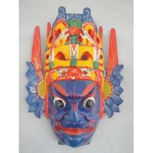   Wall Mask Home Decor 11 Chinese Opera Solid Wood #611