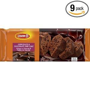 OSEM Chocolate Chip Cake, 8.8 Ounce (Pack of 9):  Grocery 